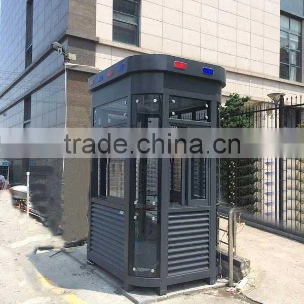 High Quality Security Guard Booth/ Sentry Box/ Shop Kiosk for Sale photo-5