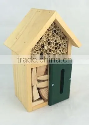 BSCI Factory Nature Wooden Insect House,bee House With Stick,ladybird Hotel photo-3