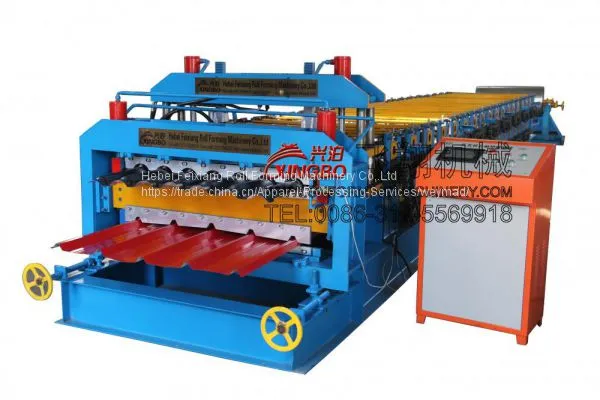 Metal Roof Double Layer Roll Forming Machine photo-2