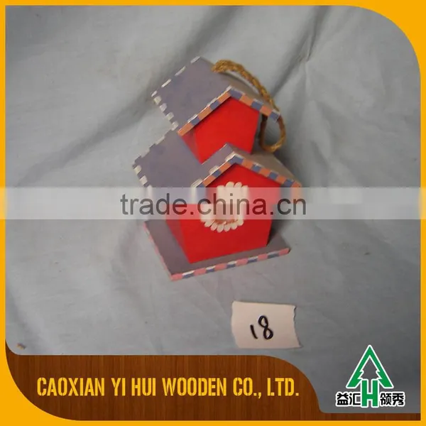 Christmas Craft Wooden Bird House Craft photo-6
