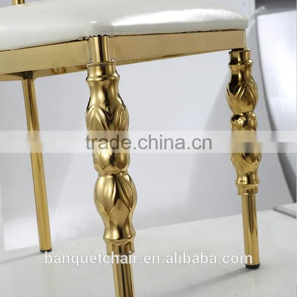 Mid Century Modern Design Stainless Steel Chair Stainless Steel Banquet Chair photo-5
