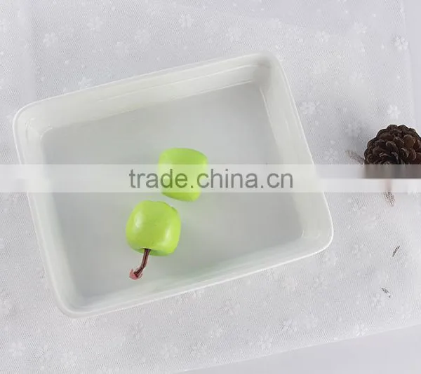 Chaozhou Factory Direct Wholesale Rectangular Porcelain Tray Dishes, Ceramic French Fries Plates photo-4