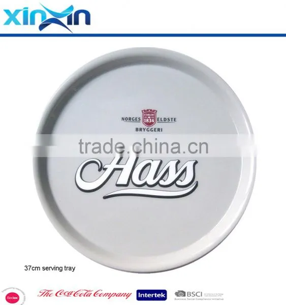 Round Serving Tray With Anti-slip Coating 36CM photo-2