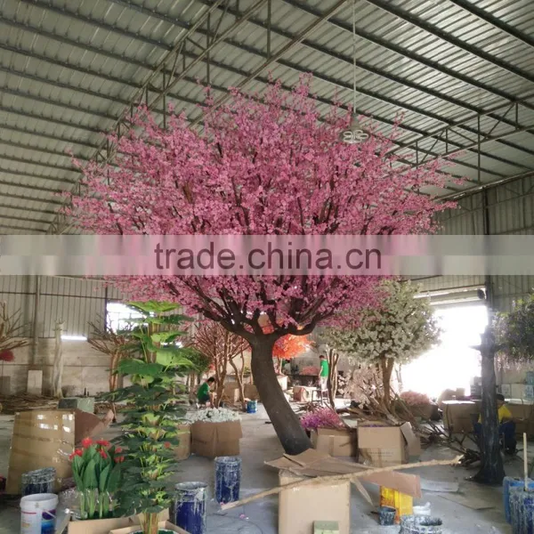 New Products Artificial Huge Peach Blossom Tree for Decoration photo-3