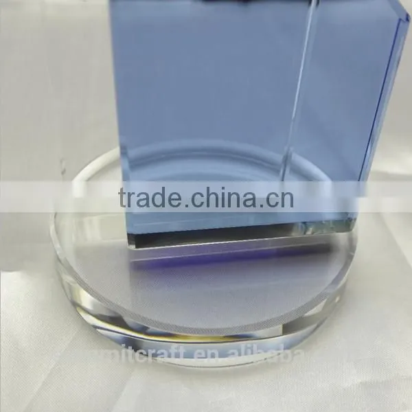 Chanpions League Trophy Award Crystal Trophy Blue photo-4