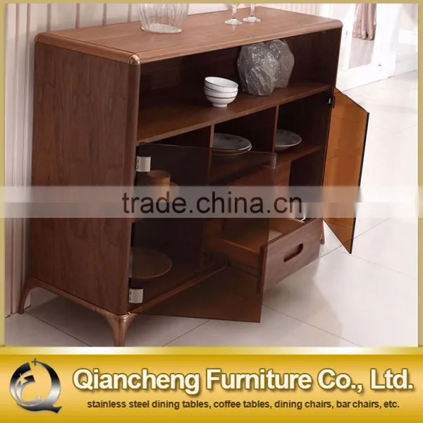 Modern MDF Board Wood Drawers Kitchen Cabinet photo-3