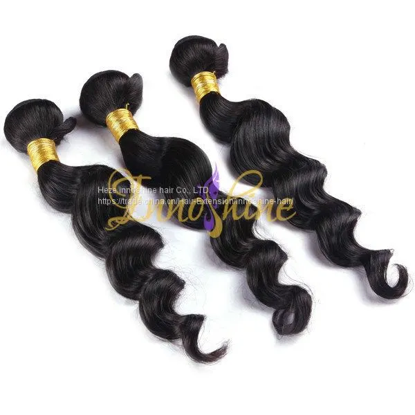 Wholesale Natural Virgin Remy Indian Human Body Wave Human Hair Weft/weaving