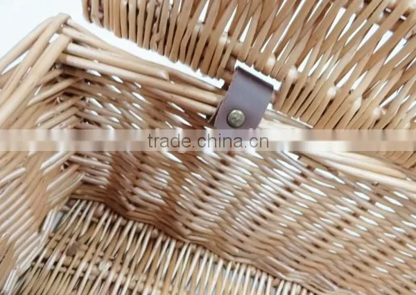 High Quality Wicker Hamper Empty Christmas Gift Basket photo-6