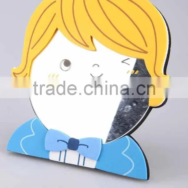 Cartoon Human Shaped EVA Mirror Creative Design Flower/crown Shaped Mirror photo-5