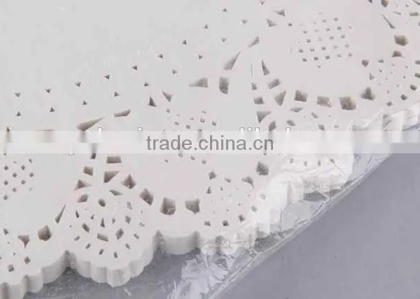 100pc Cake Lace Mat Round Hollowing Paper Placemat photo-2