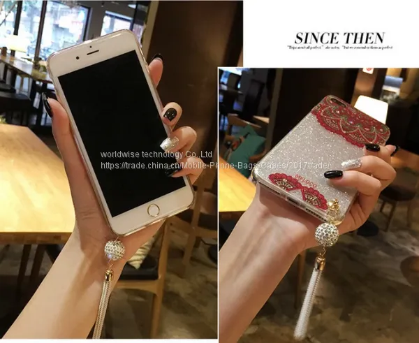 Chinese Style Diamond Cell Phone Housing Silicone Mobile Phone Cases for IPhone7/7Plus/6/6s/6plus/6splus Soft Tpu Shell photo-3