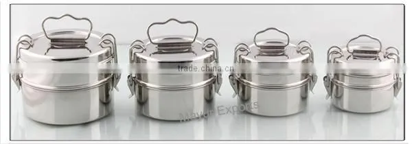 Stainless Steel Tiffin - 2-tier photo-2