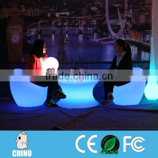 Lounge Table With Chair Beautiful LED Furniture Nightclub Bar Furniture photo-4