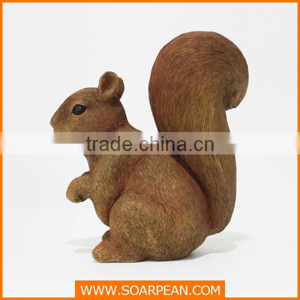 Wholesale Fake Fiberglass Painting Squirrel Statue photo-2
