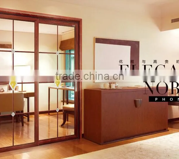 Latest Design Wooden Door Interior Door Room Door Sliding Hollow Glass Door(BG10-M482) photo-2