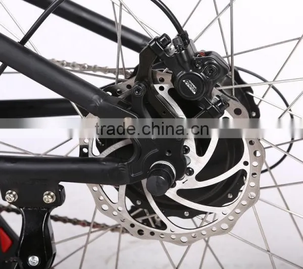 New Arrival 26 Inch 48V Full Suspension Fat Tire Electric Mountain Bike With Hidden Battery photo-3
