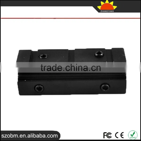 Y0012 Aluminum Alloy 11mm Gun Mount Rail Weaver Adaptor photo-2
