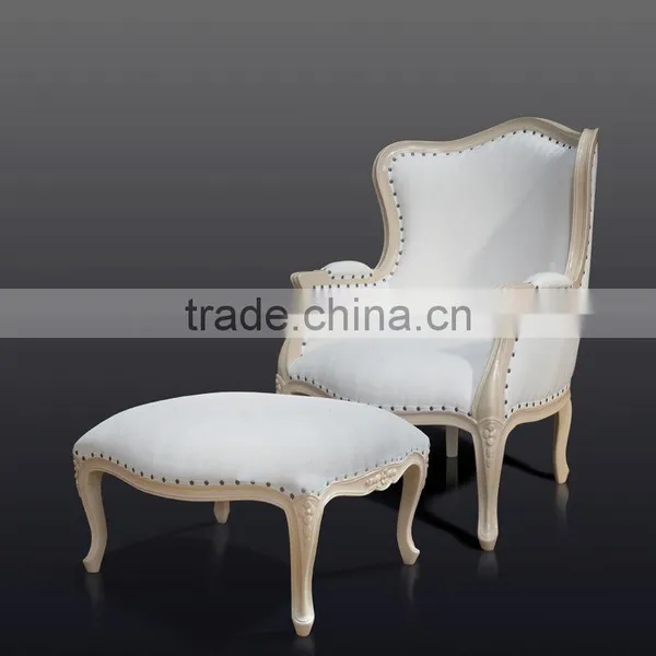 Wing Chair With Ottoman photo-2