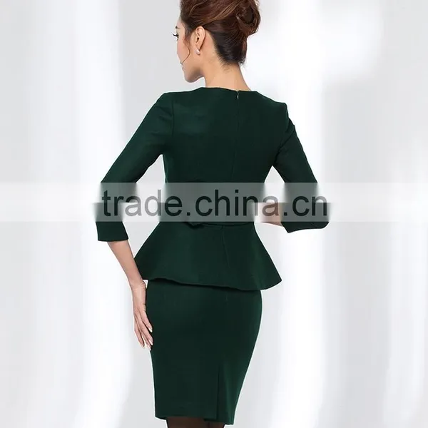 New Design Customized OL Ladies Working Suits WMLSU20150021 photo-4