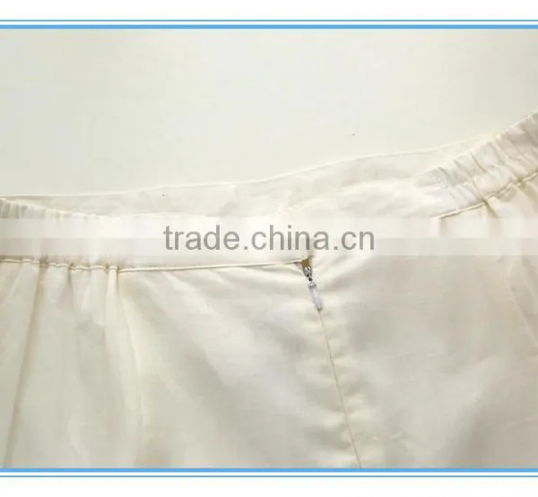 Ladies Formal Mesh Suits Embroidery White Elegant Blouse And Skirt Sets photo-6