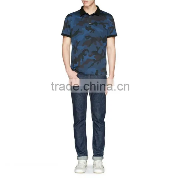 Wholesale Army Polo Colorful Camo Polo Shirt Polo Shirts Made in China photo-3