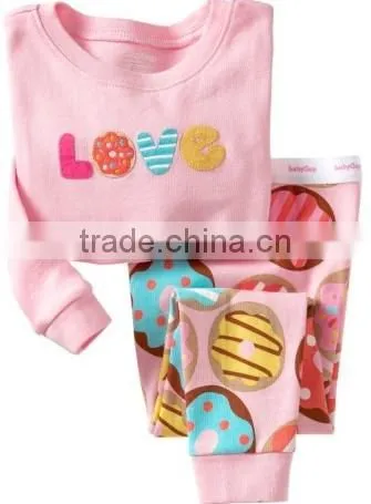 Wholesale Baby Boys and Girls Long Sleeve 2pc Cotton Pajmas Kids Pijamas Child Sleepwear photo-5