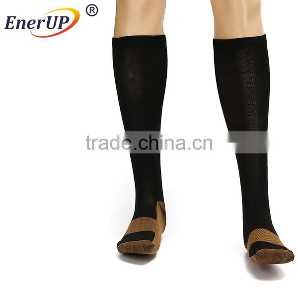 Knee High Varicose Socks Copper Compression Medical Socks photo-5