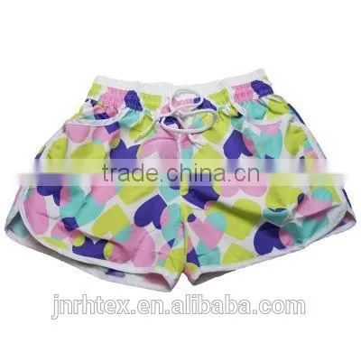 100 Cotton Custom Printed Women Beach Shorts photo-6