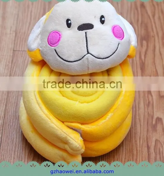 Cute 3D Animal Character Coral Fleece Baby Blanket photo-2