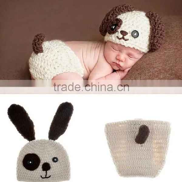Crochet Animal Costume Baby Hat and Pants Set for Baby photo-6