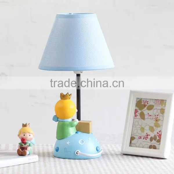 Creative Cartoon Children Reading Prince Shaped Resin Led Table Lamp photo-4