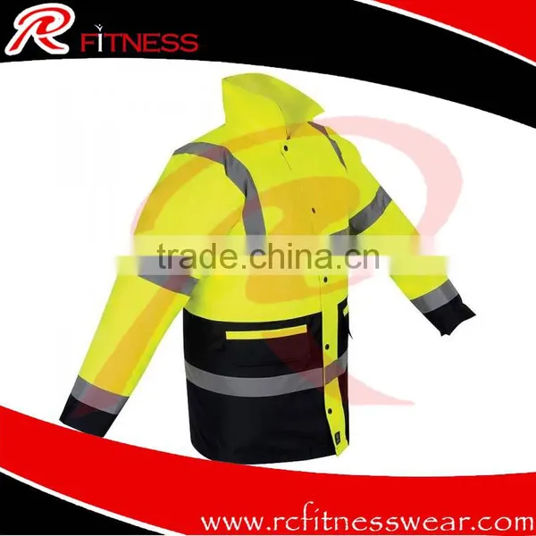 Orange Reflective Vest | Waterproof Reflective Safety Vest For Road Safety Reflecting Vest With Led Light photo-3