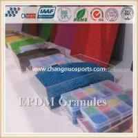 Multipurpose Colorful EPDM Rubber Granule for Running Track, Race Track, Kids Playground Surfaces,etc. photo-2