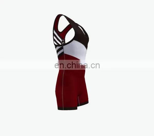 New Freestyle Men's Sublimation Wresting Suit photo-6