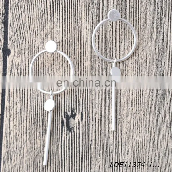 Gold Round Earrings Dainty Earrings photo-3