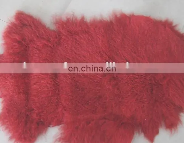 Mongolian Lamb Fur Skin Tibet Lamb Fur Pelt From China photo-6