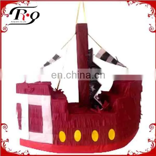 Theme Party Pirate Treasure Boat Pinata Decoration