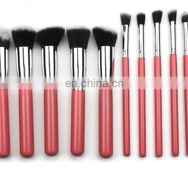 Hot Selling Wholesale 10 Makeup Brush Set Ten Make-up Brush Kit Colour Makeup Tools 5 Big m 5 Small Brush photo-3