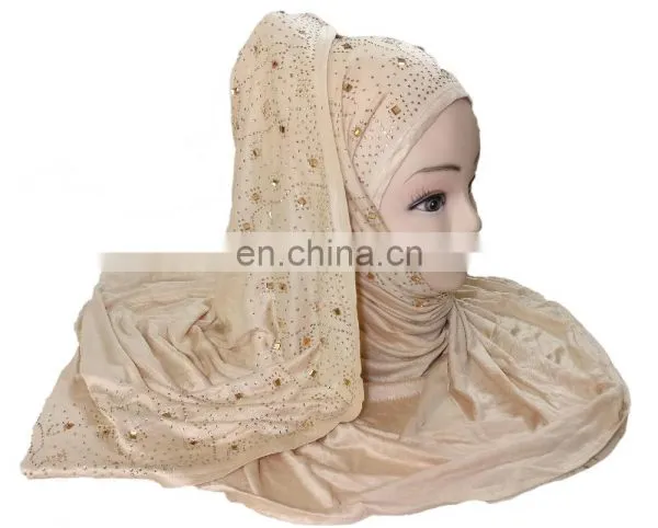 Cream Beige Colour Casual Wear Stoles / Girls Party Wear Headscarf (scarves Scarf Stoles Hijab) photo-3