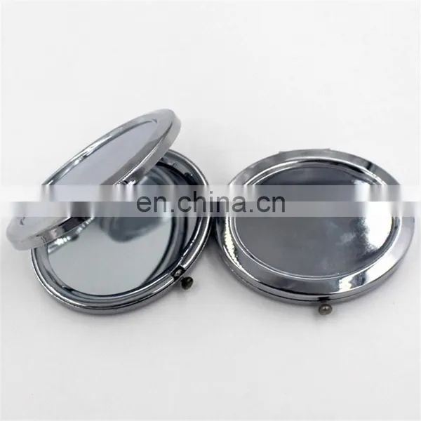 Yes Foldable and Pcket Mirror Style Flexible Blank Chic Metal Compact Mirror photo-2
