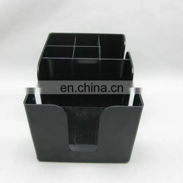 Plastic PS Decorative Bar Caddy Napkin Straw Holder With Custom CMYK Full Color Printing photo-3
