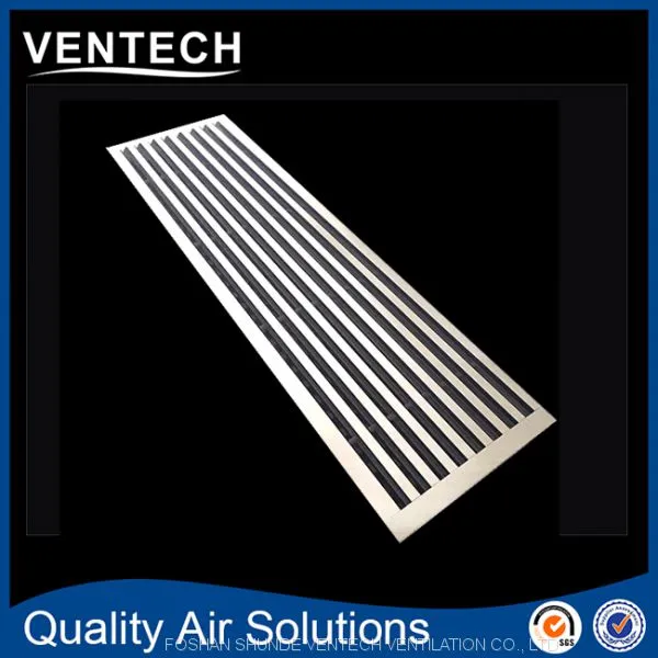 Extruded Aluminum Adjustable Blades Supply Air Linear Slot Diffuser for Sidewall photo-4