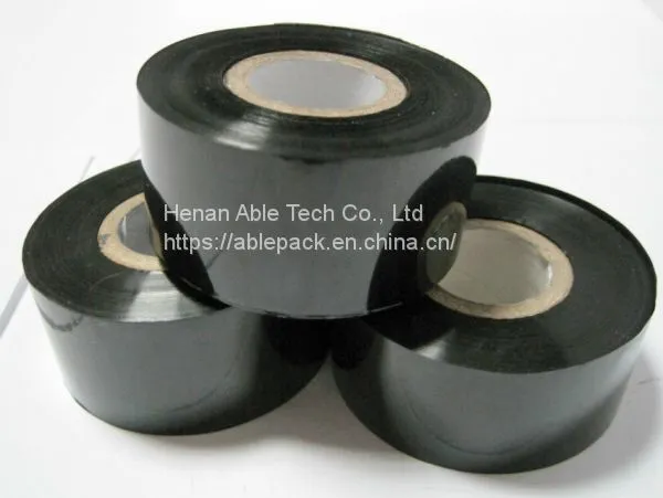 Black Hot Stamping Foil 30x100m to Print the Date Number on Paper , Plastic photo-4