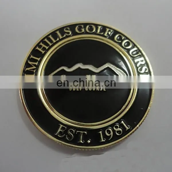 Customized Magnetic Golf Ball Markers Metal Golf Poker Chip With Company Logo photo-3