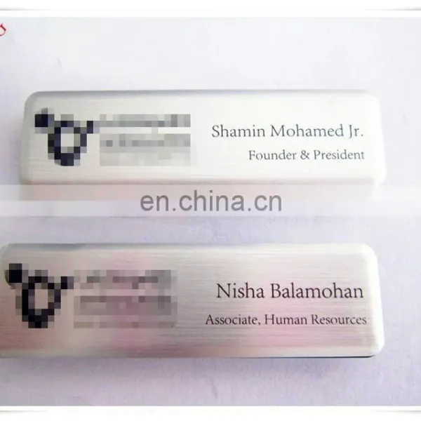 Best Selling Blank Metal Magnetic Name Badge photo-2