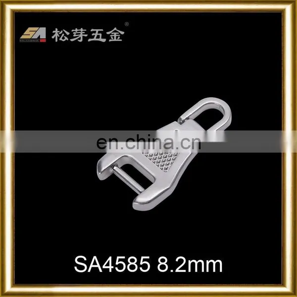 Song A Metal Top grade Eco-friendly custom metal bag hardware metal plates zip puller for handbag