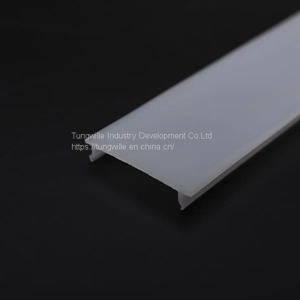 Customized Plastic Profile LED Light Cover Light Lamp Shade LED Strip Light Diffuser photo-2