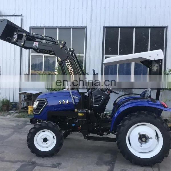 Tractor 504 With Front Loader and Backhoe photo-2