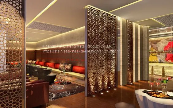 Living Room Partition Screen Design Stainless Steel Partition photo-2