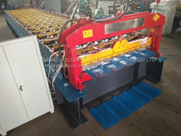 Trapezoidal Roofing Sheet Tile Roll Forming Machine photo-5